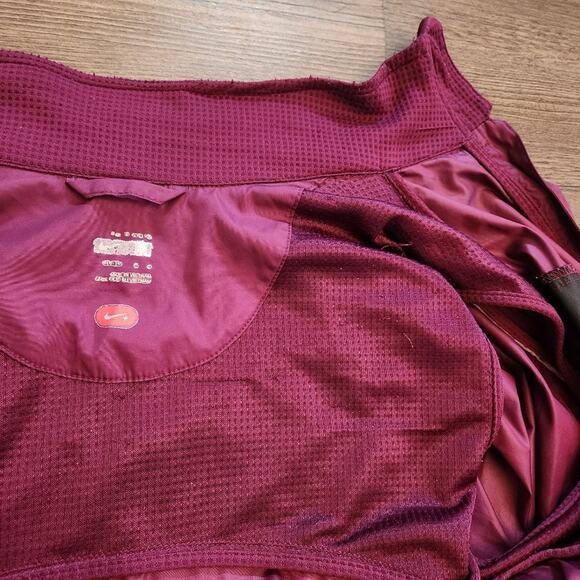 Nike Women's Convertible Running Jacket Dark Fuchsia Size M - Picture 13 of 15